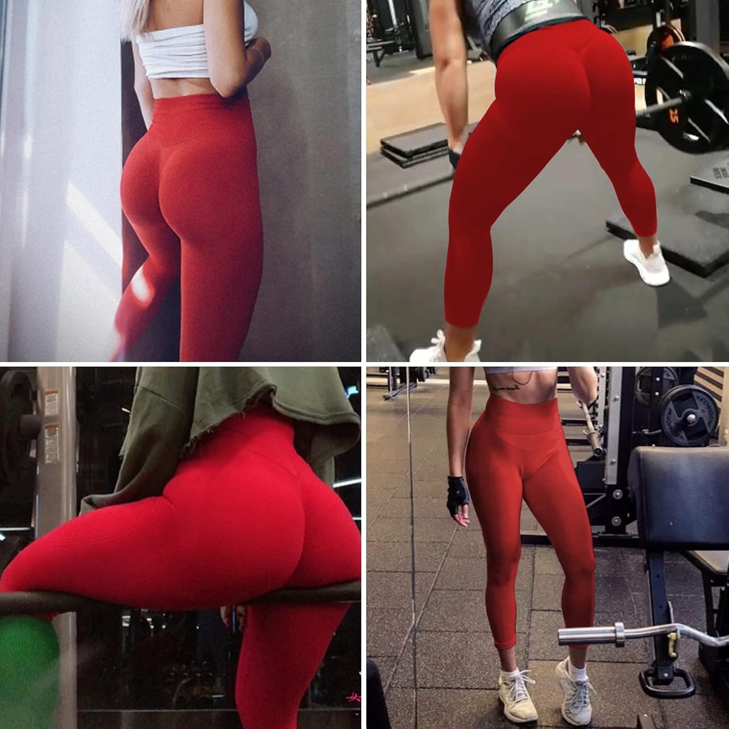 High Waisted Leggings for Women Tummy Control Butt Lifting Yoga Pants Workout Compression Tights