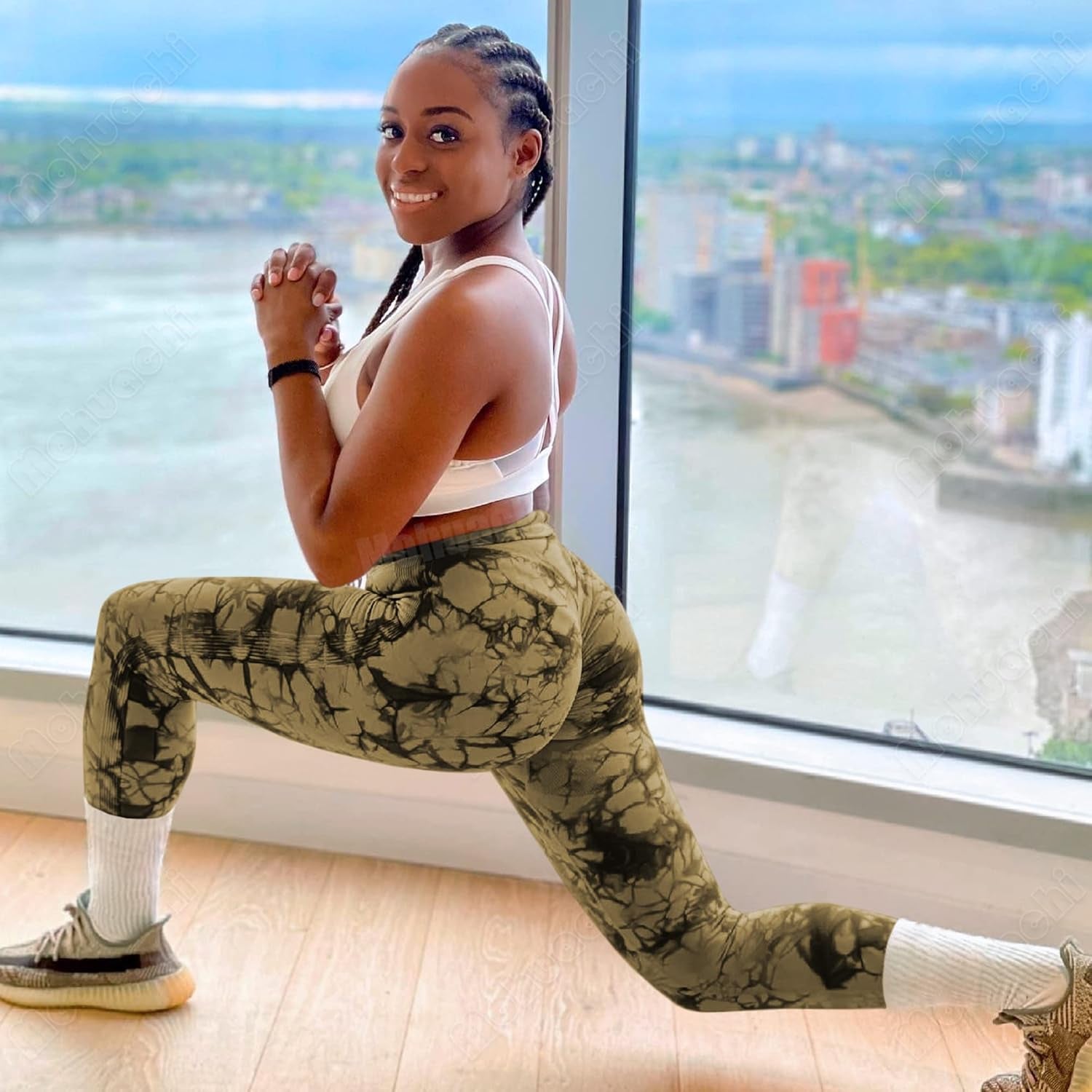Women Scrunch Butt Lifting Leggings for Women Seamless High Waisted Workout Yoga Pants Gym Booty Tights