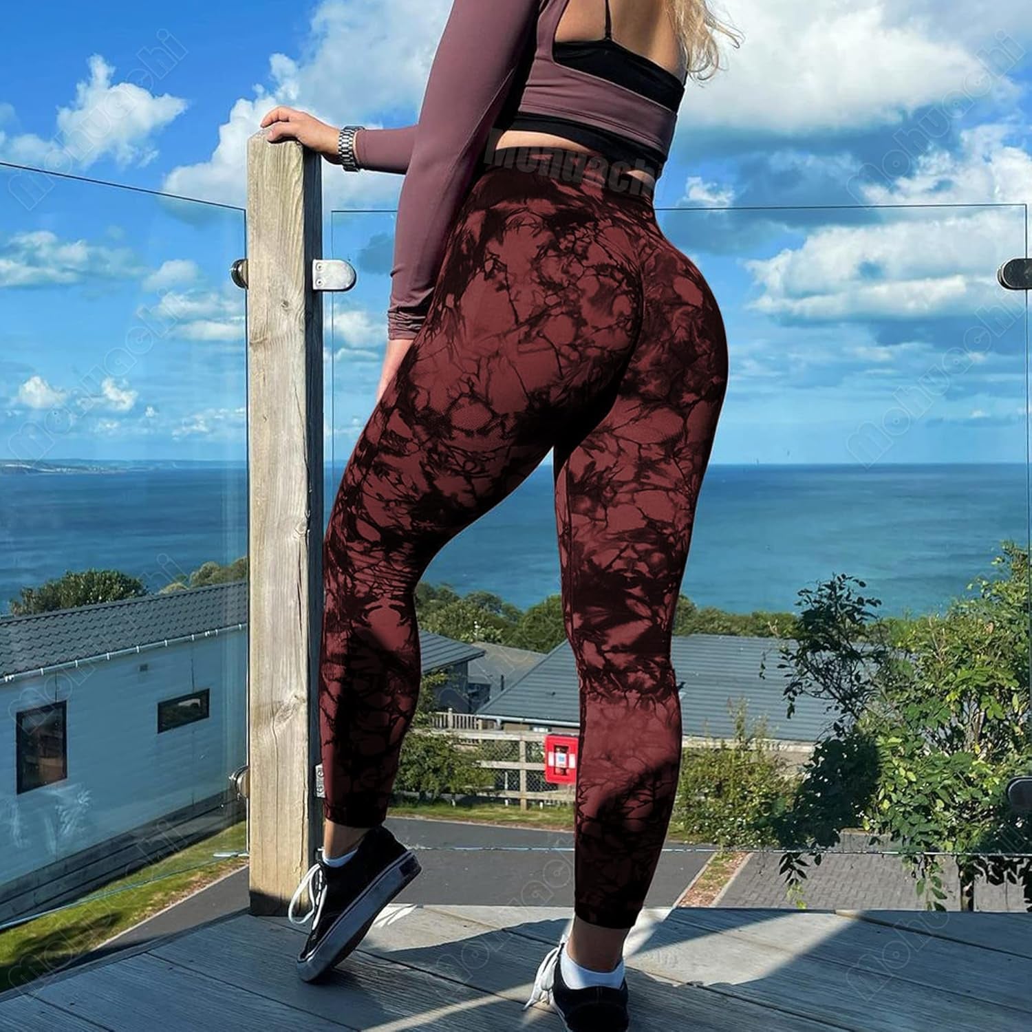 Women Scrunch Butt Lifting Leggings for Women Seamless High Waisted Workout Yoga Pants Gym Booty Tights